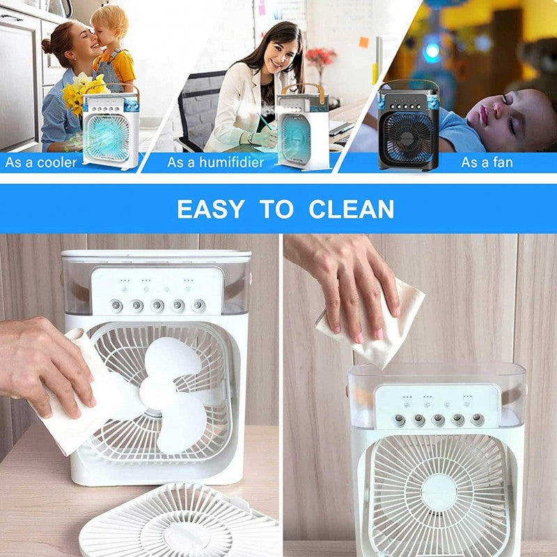 Mini air cooler Baby stroller fan Portable cooling fan Personal air cooler Stroller accessories Baby gear Summer cooling solutions Travel fan Compact air cooler Rechargeable fan Outdoor cooling Parenting essentials Baby care