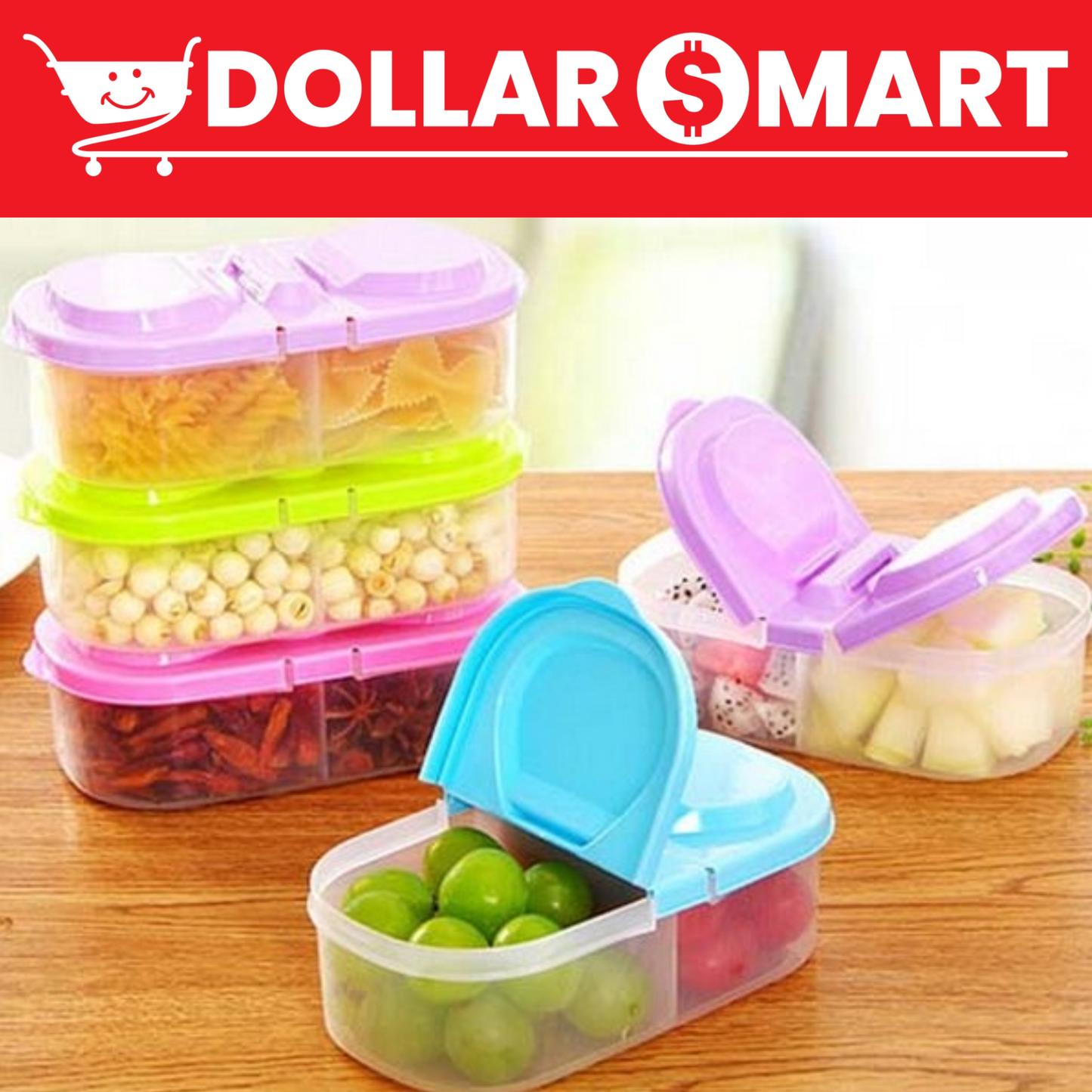 2 Partition Storage Box