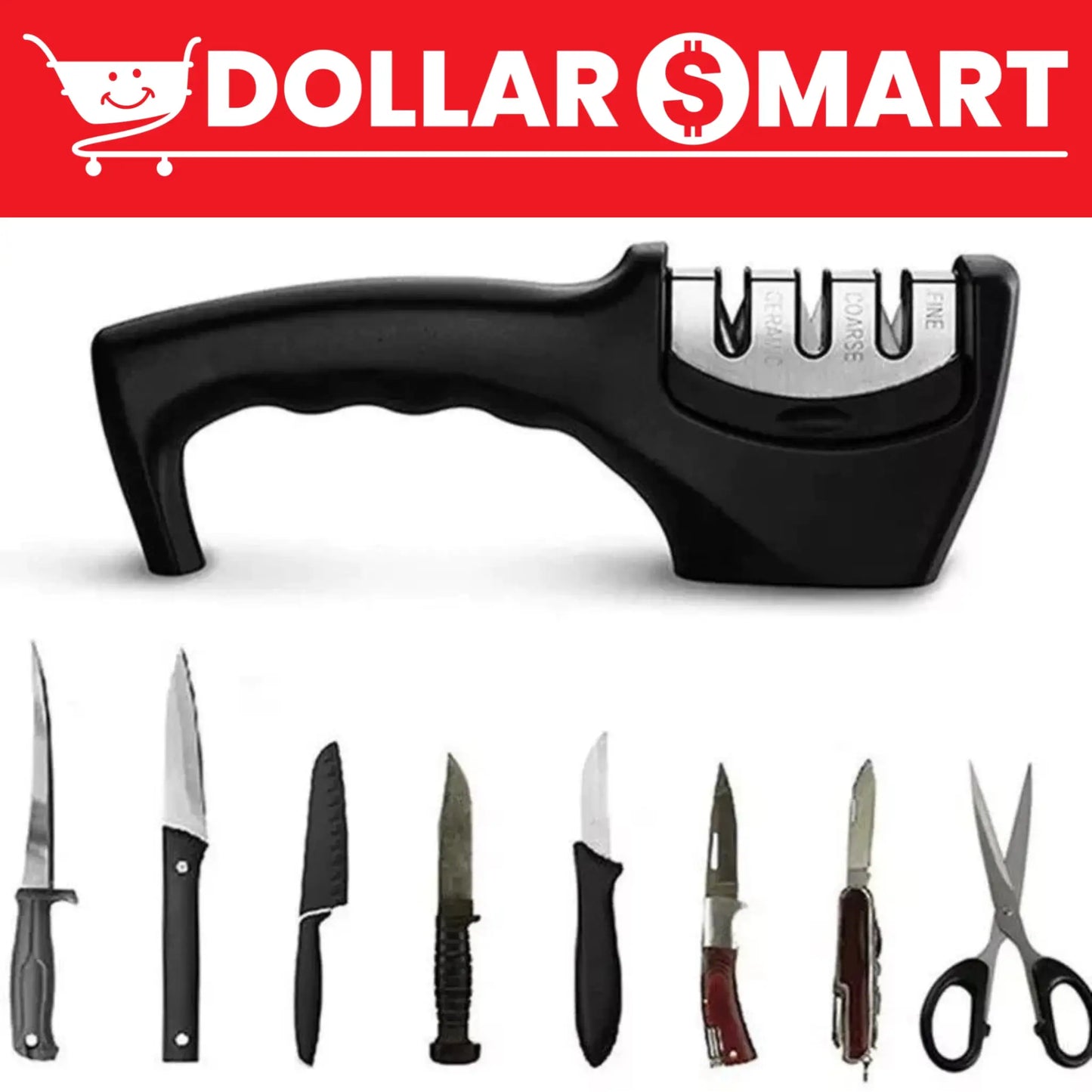 3 in 1 Kitchenly Professional Knife Sharpener