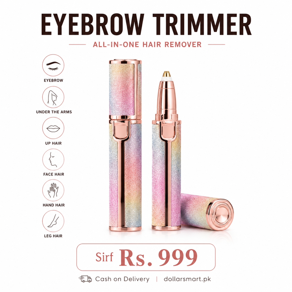 Eyebrow Trimmer – Electric for Men & Women