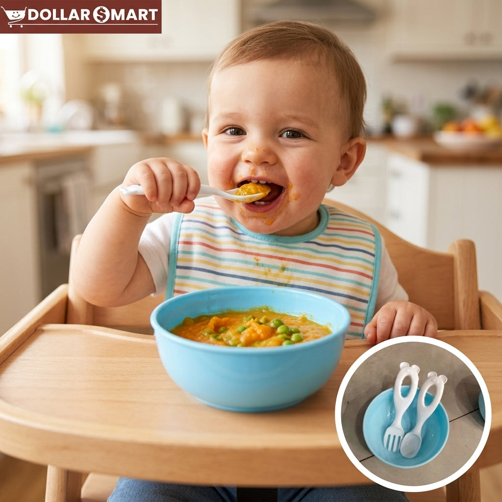 Baby Feeding Bowl and spoon 3 pcs