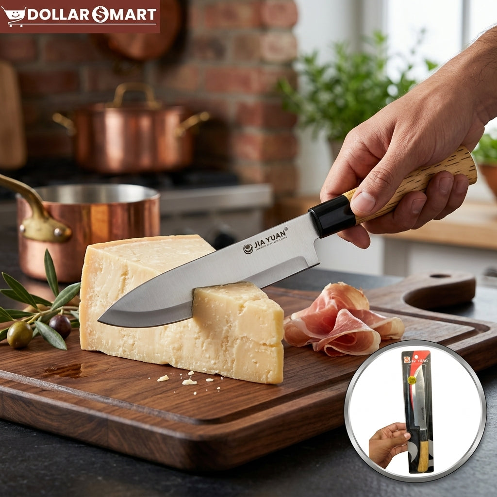 Knife with Wooden Handle