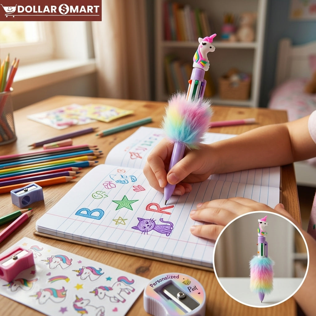 Multi Color Fur Pen
