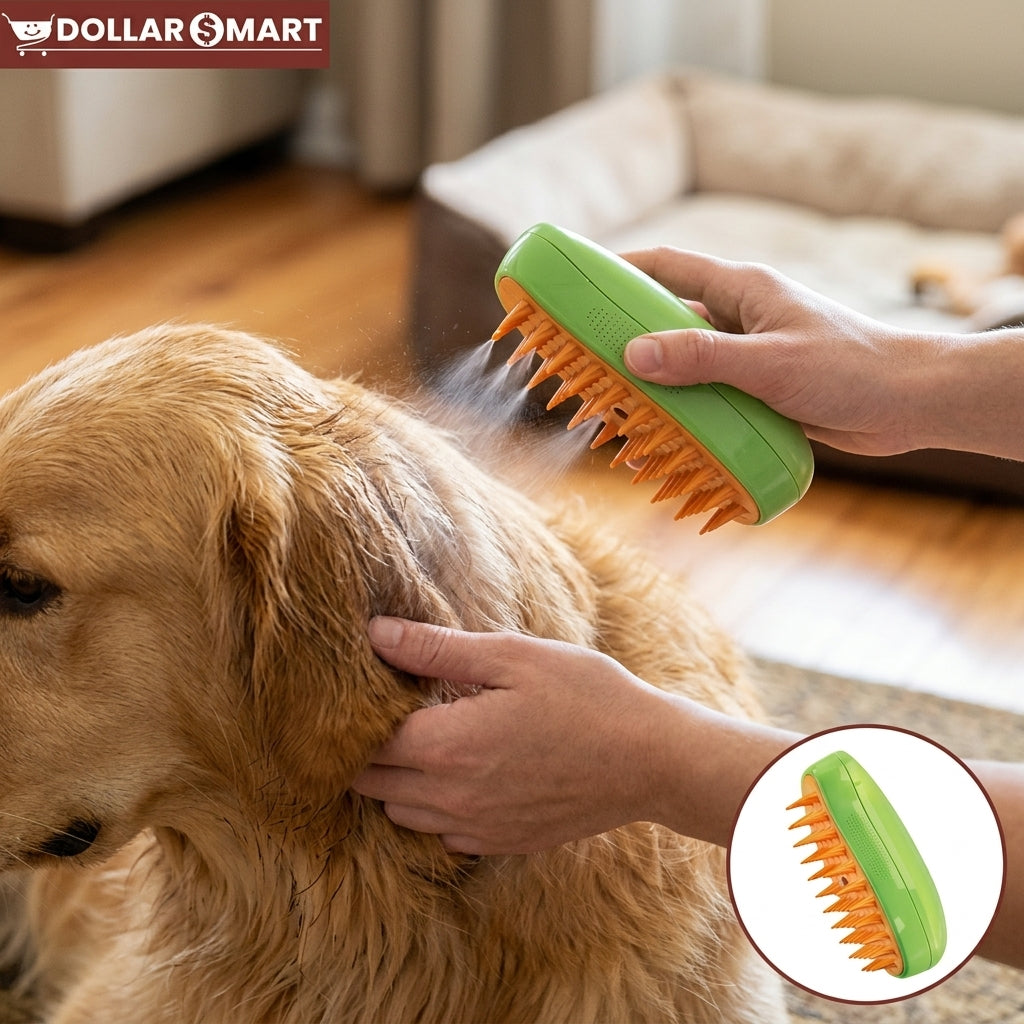 Pet Brush Comb With Mist