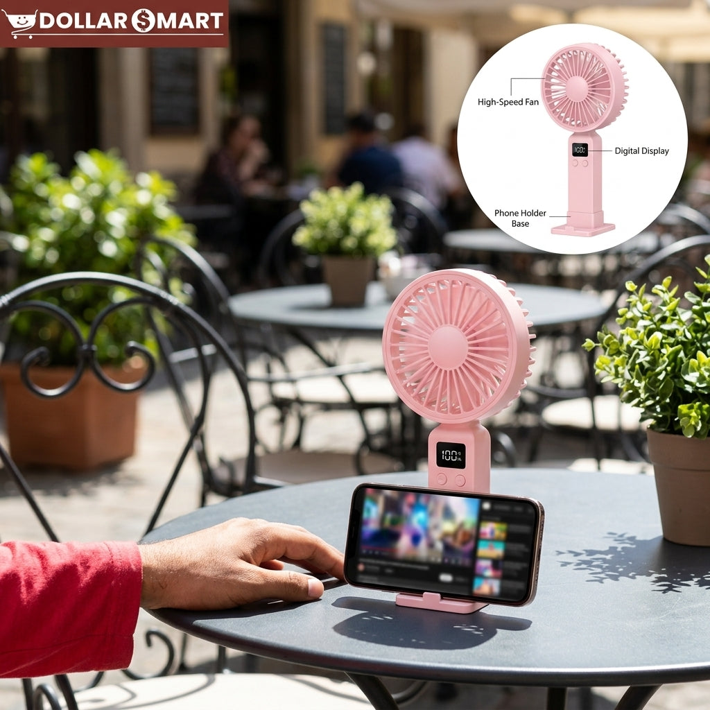 Hand Held High Speed Fan - Dollar$ Mart
