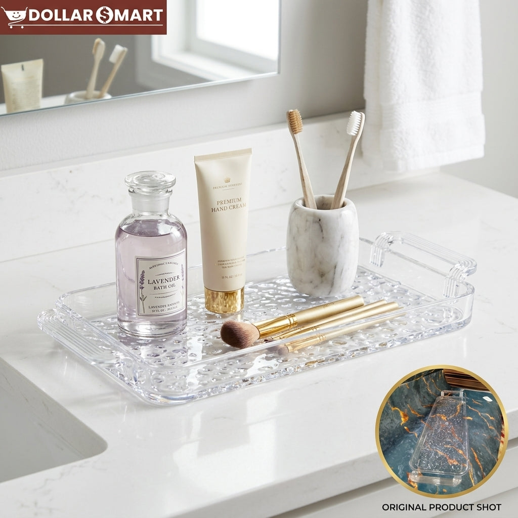 Acrylic Serving Tray - Dollar$ Mart