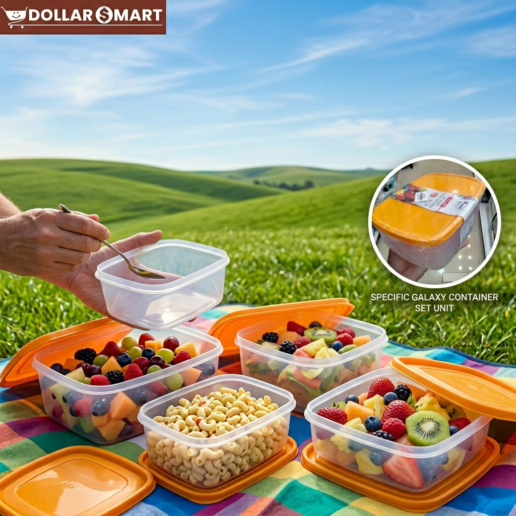 Galaxy Food Container set of 3 - Dollar$ Mart