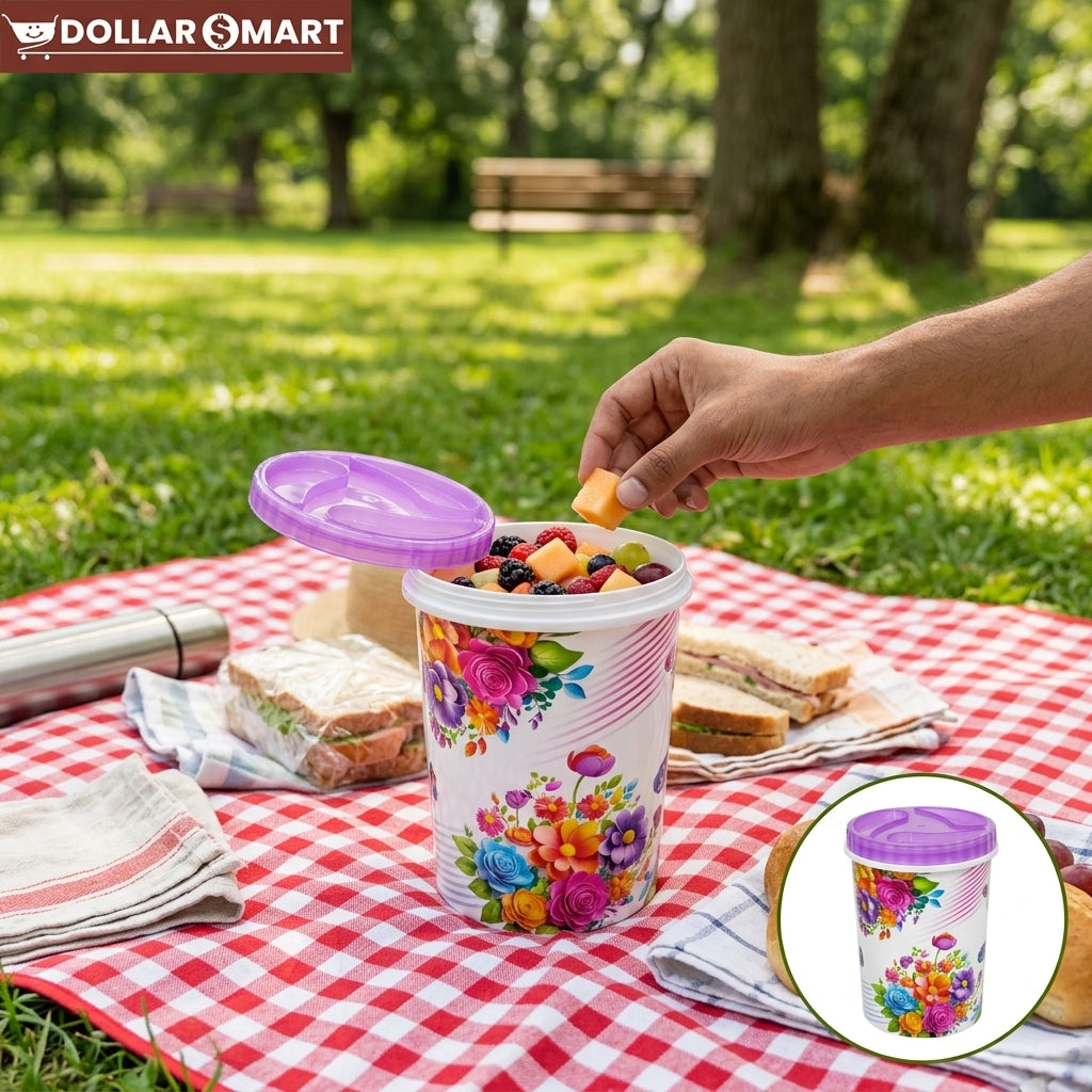 Flower Food Jar - Dollar$ Mart