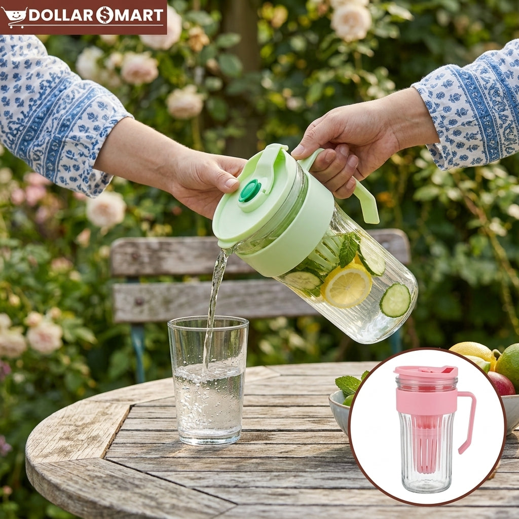 Glass Sipper with handle - Dollar$ Mart