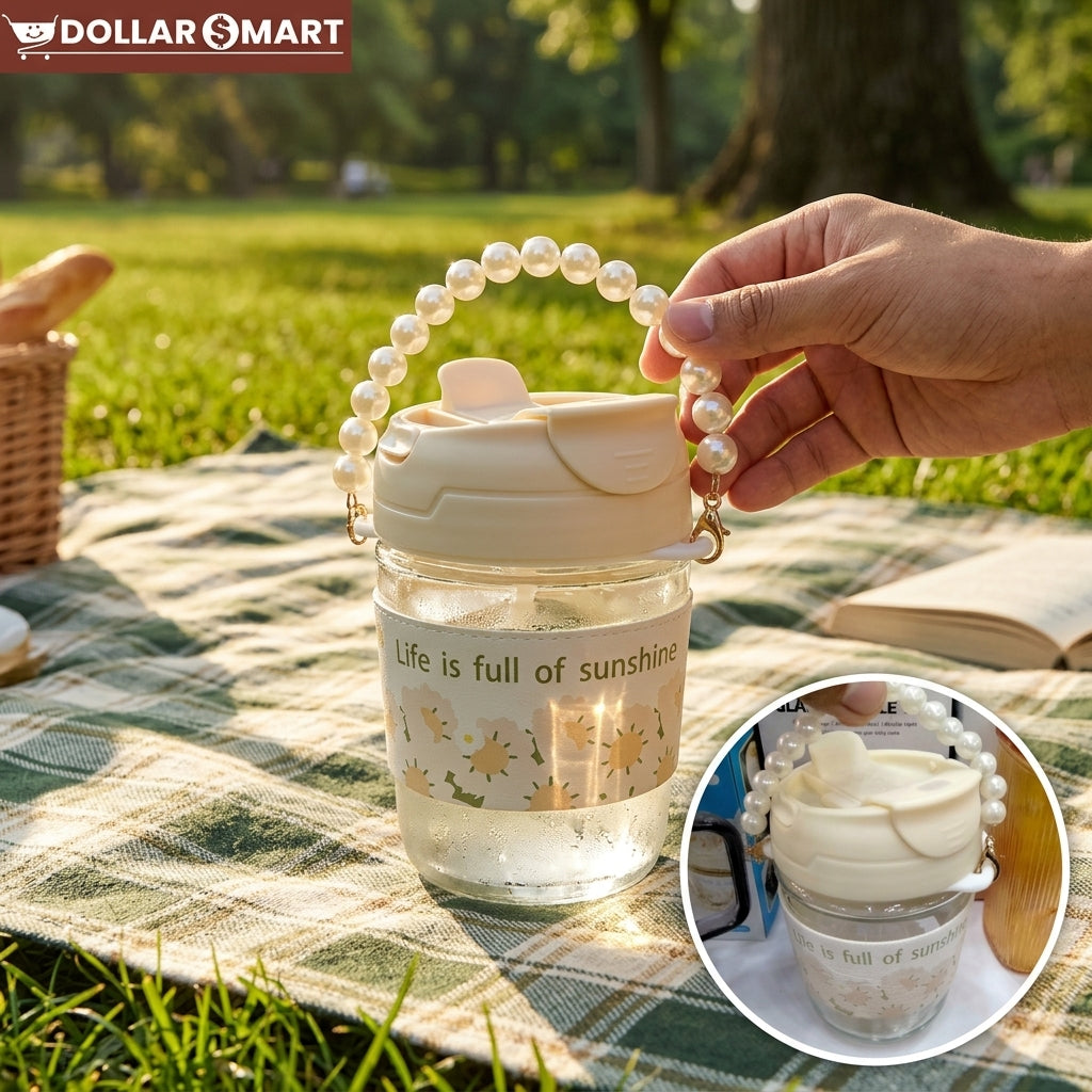 Pearl Glass Cup - Dollar$ Mart