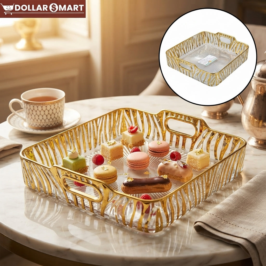 Acrylic Rectangular Tray Deep
