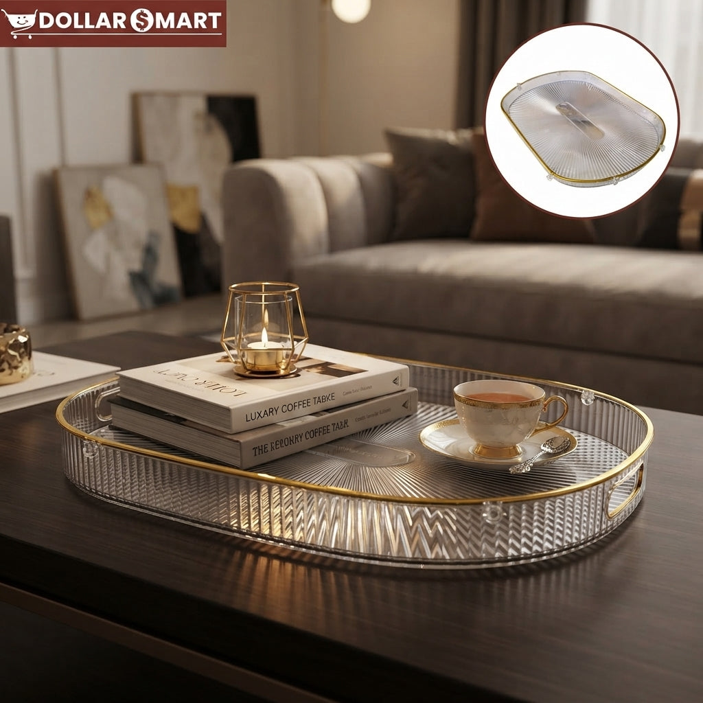 Acrylic Flat Serving tray