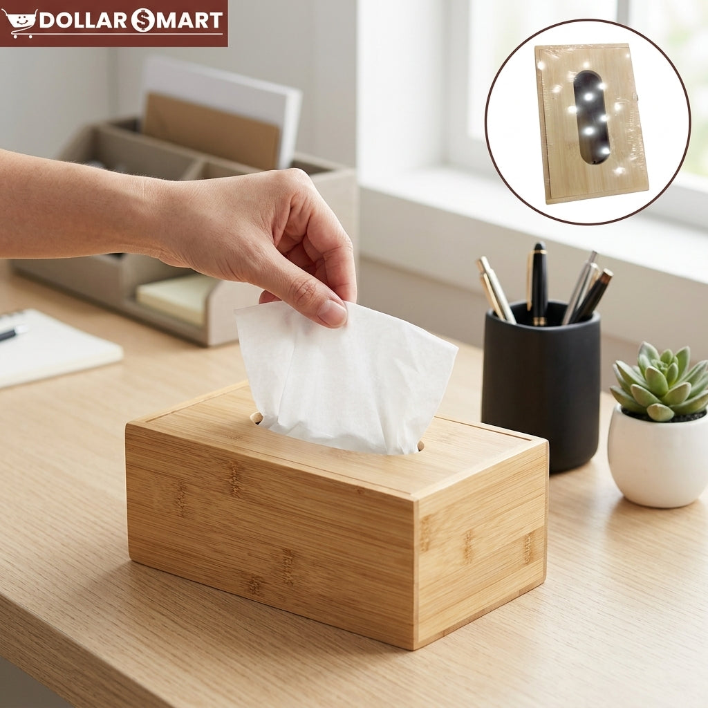 Wooden Tissue Box Large