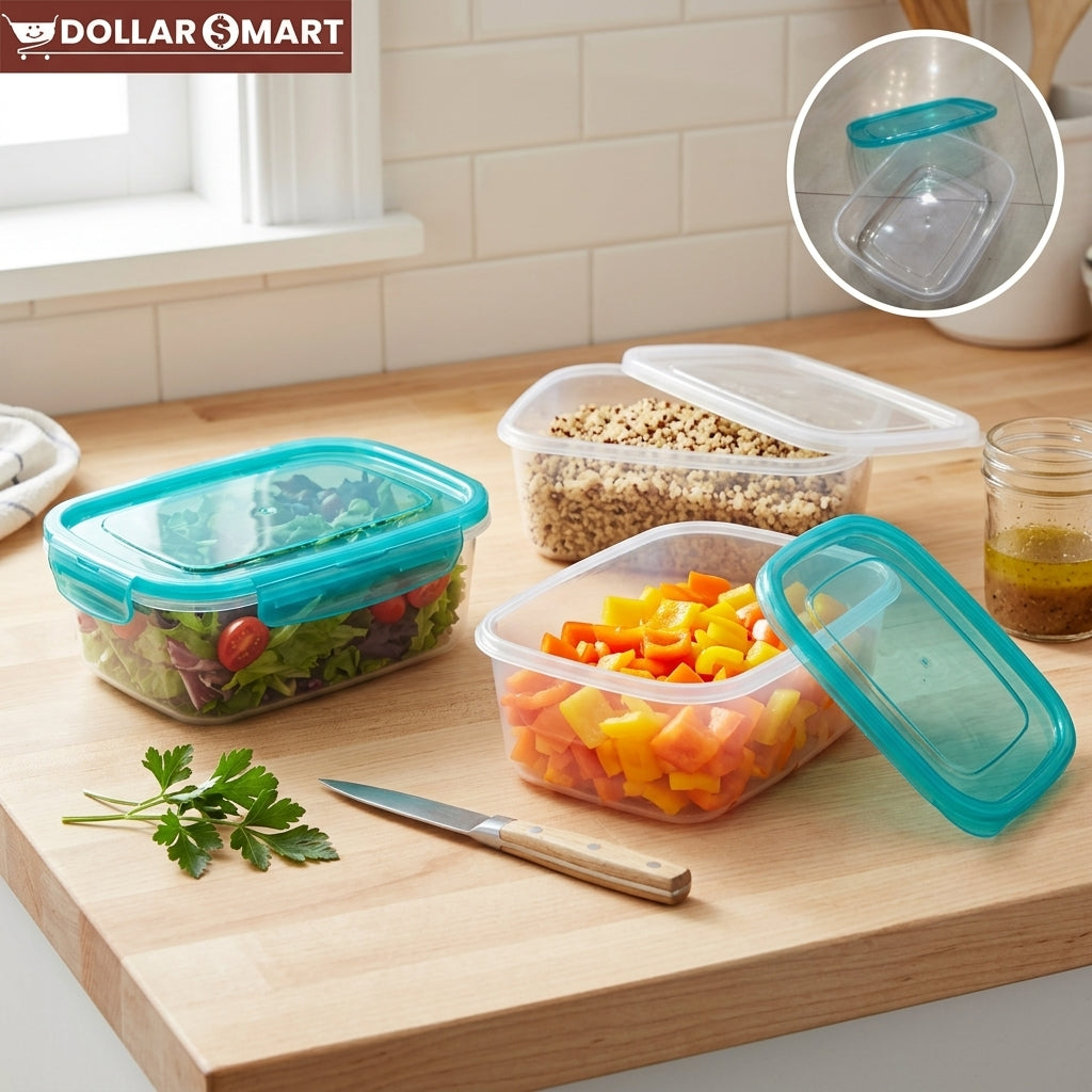 Airtight Food Container 3 Pcs - Dollar$ Mart