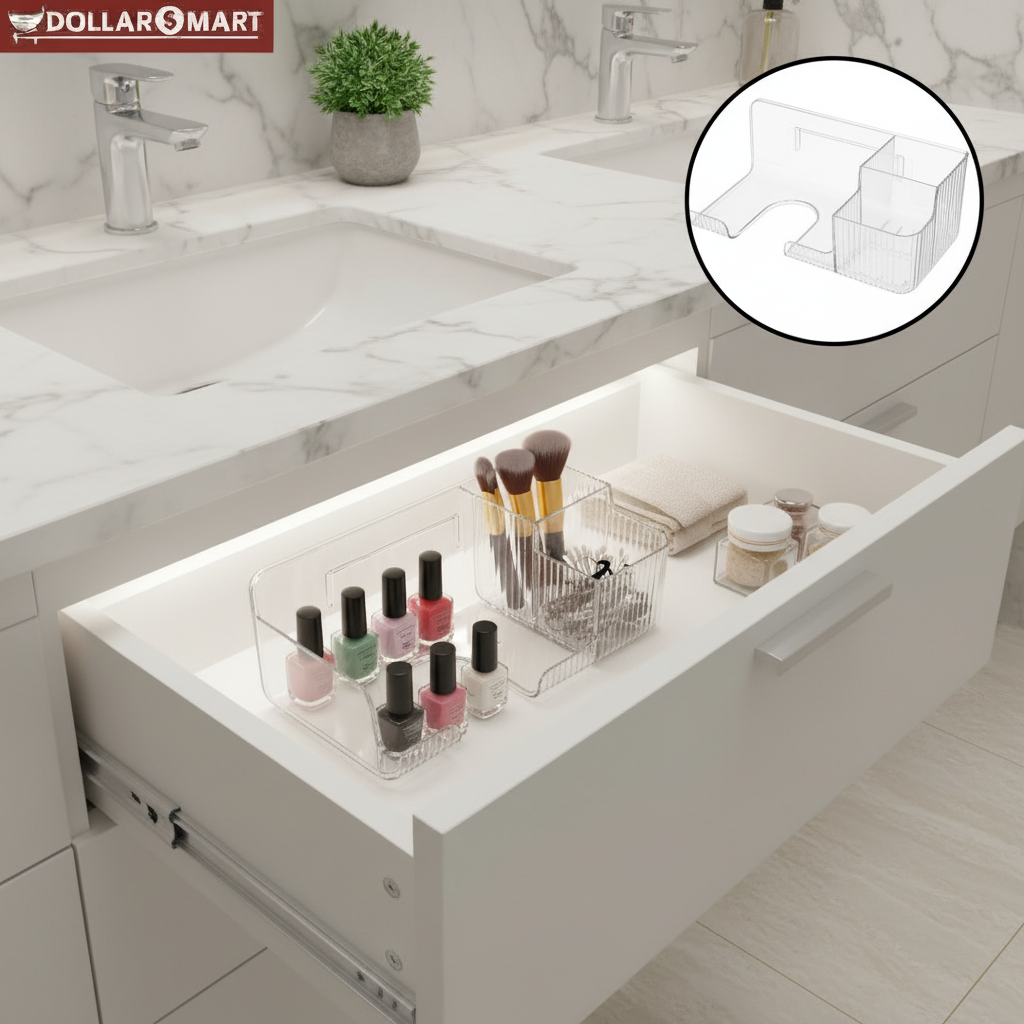 Acrylic Desk Orgainizer - Dollar$ Mart