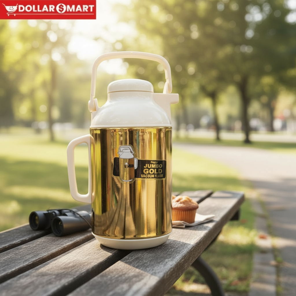 Jumbo Gold Vacuum Flask