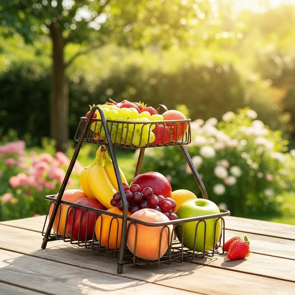 Metal Fruit Basket