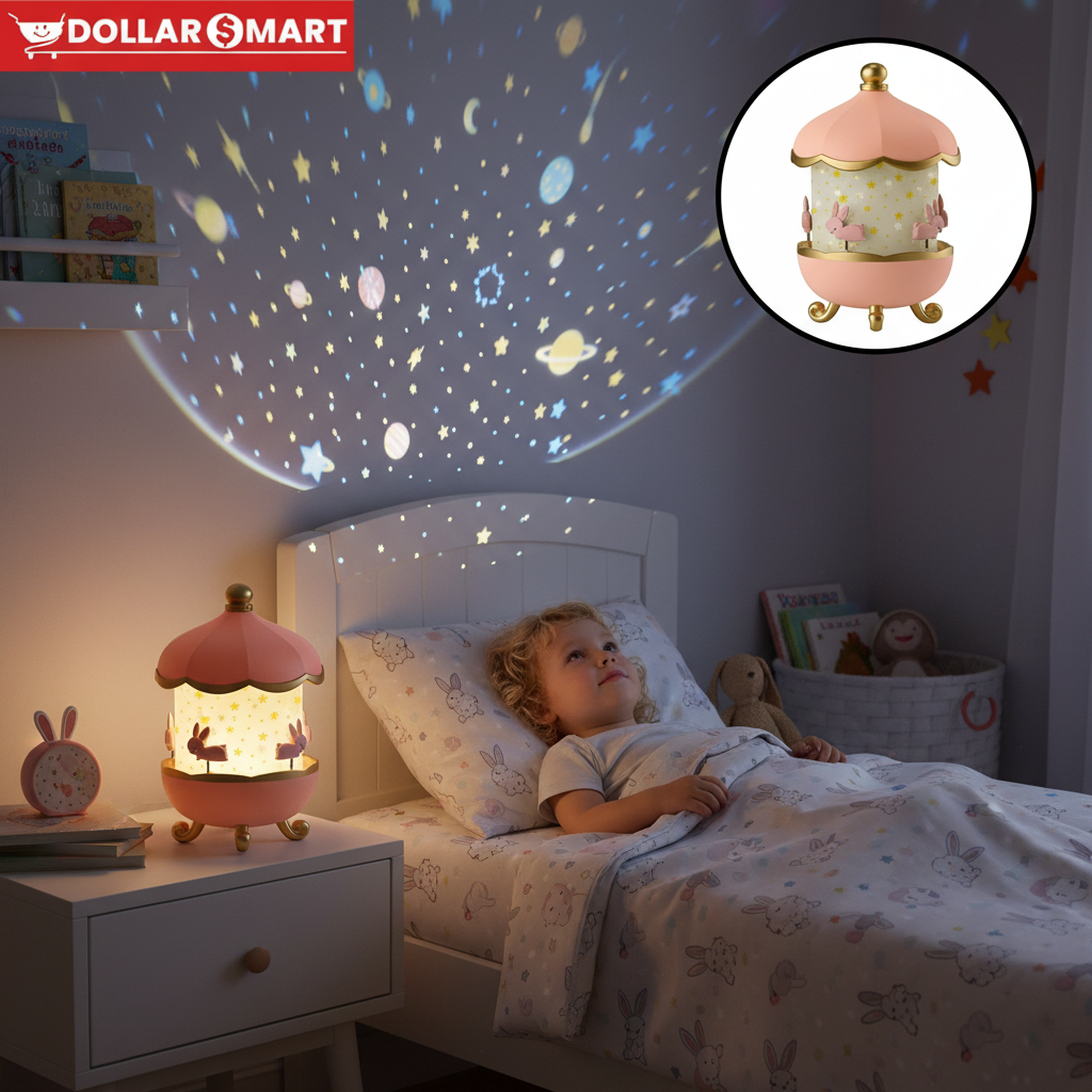 Bunny Carousel Night lamp projector