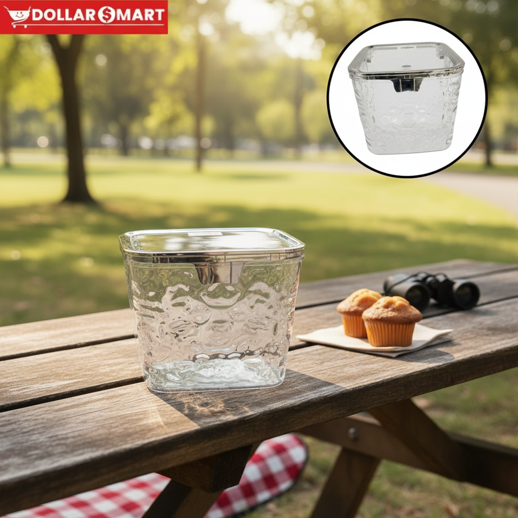 Acrylic Crystal Bin Large - Dollar$ Mart