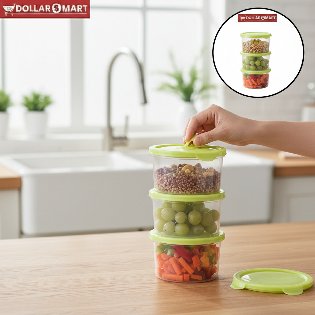Kitchen Container medium 3Pcs