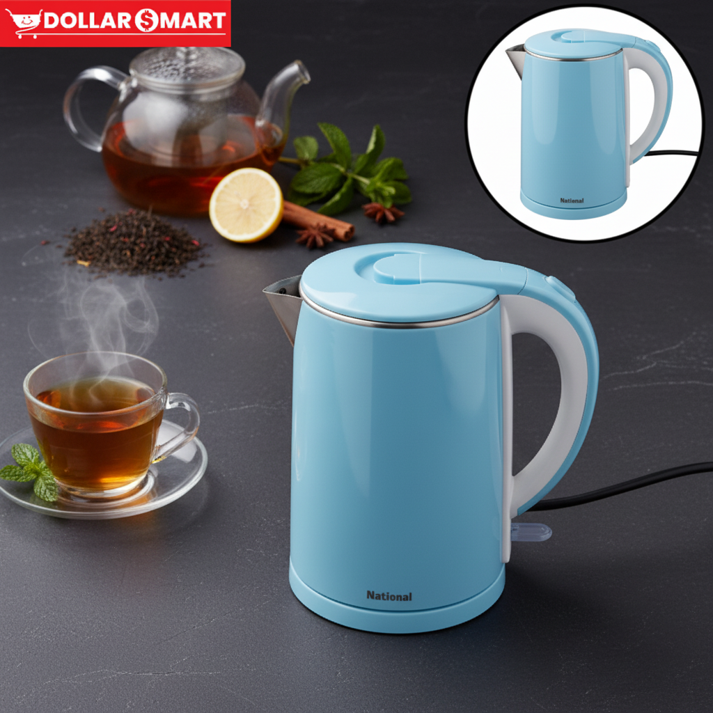 National Electric Kettle ZK-230 - Fast Boiling for Home & Office
