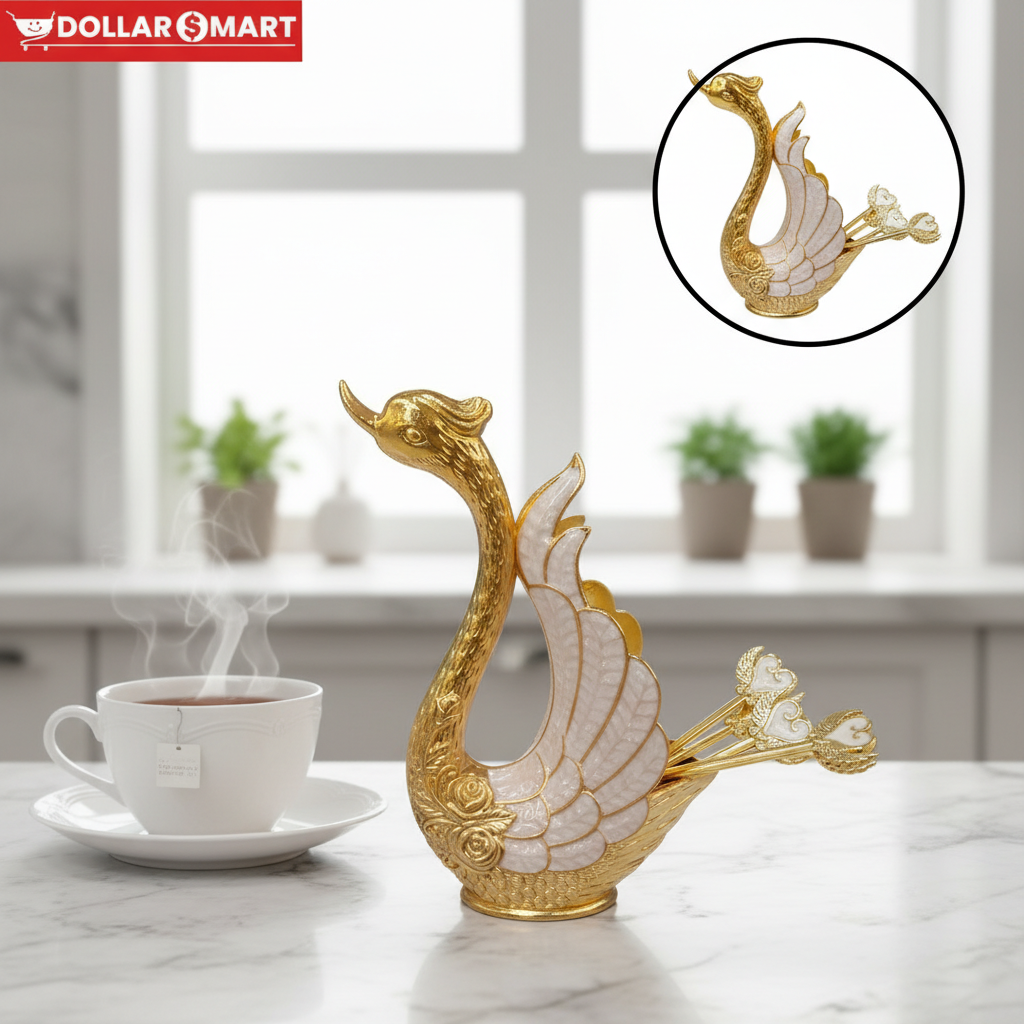 Swan Spoon and holder