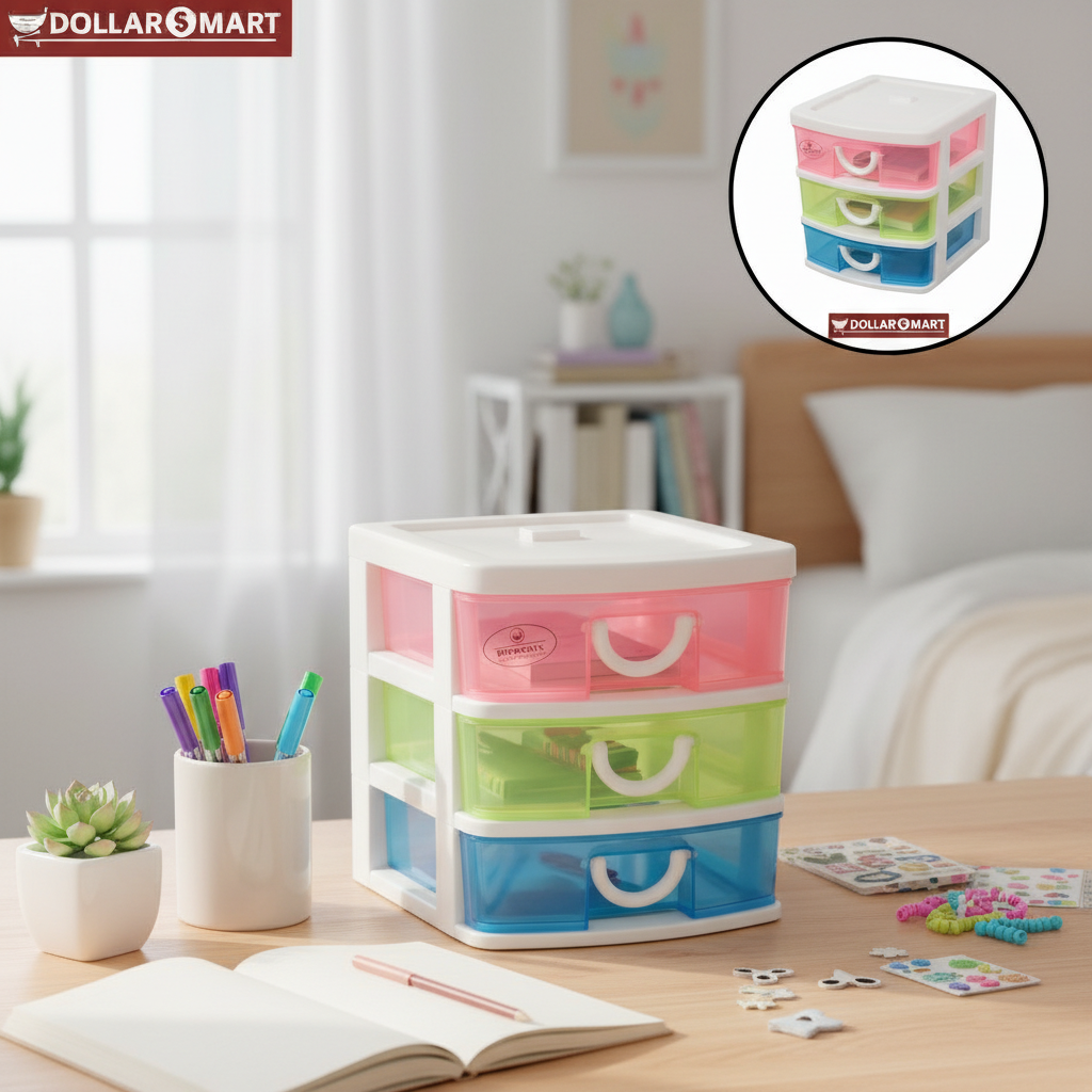 3 Layer Drawer - Dollar$ Mart