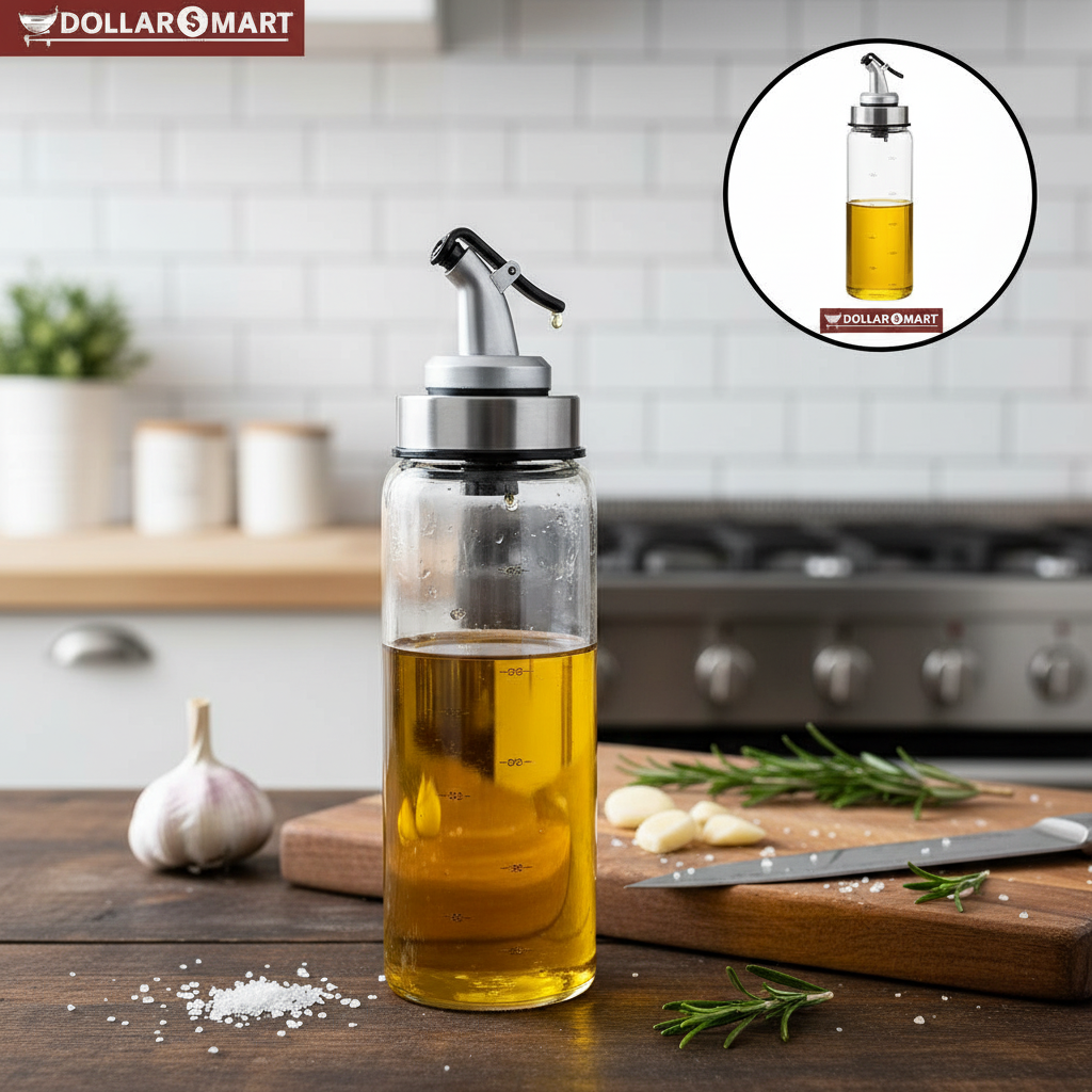 Auto Opening and Closing Oil bottle