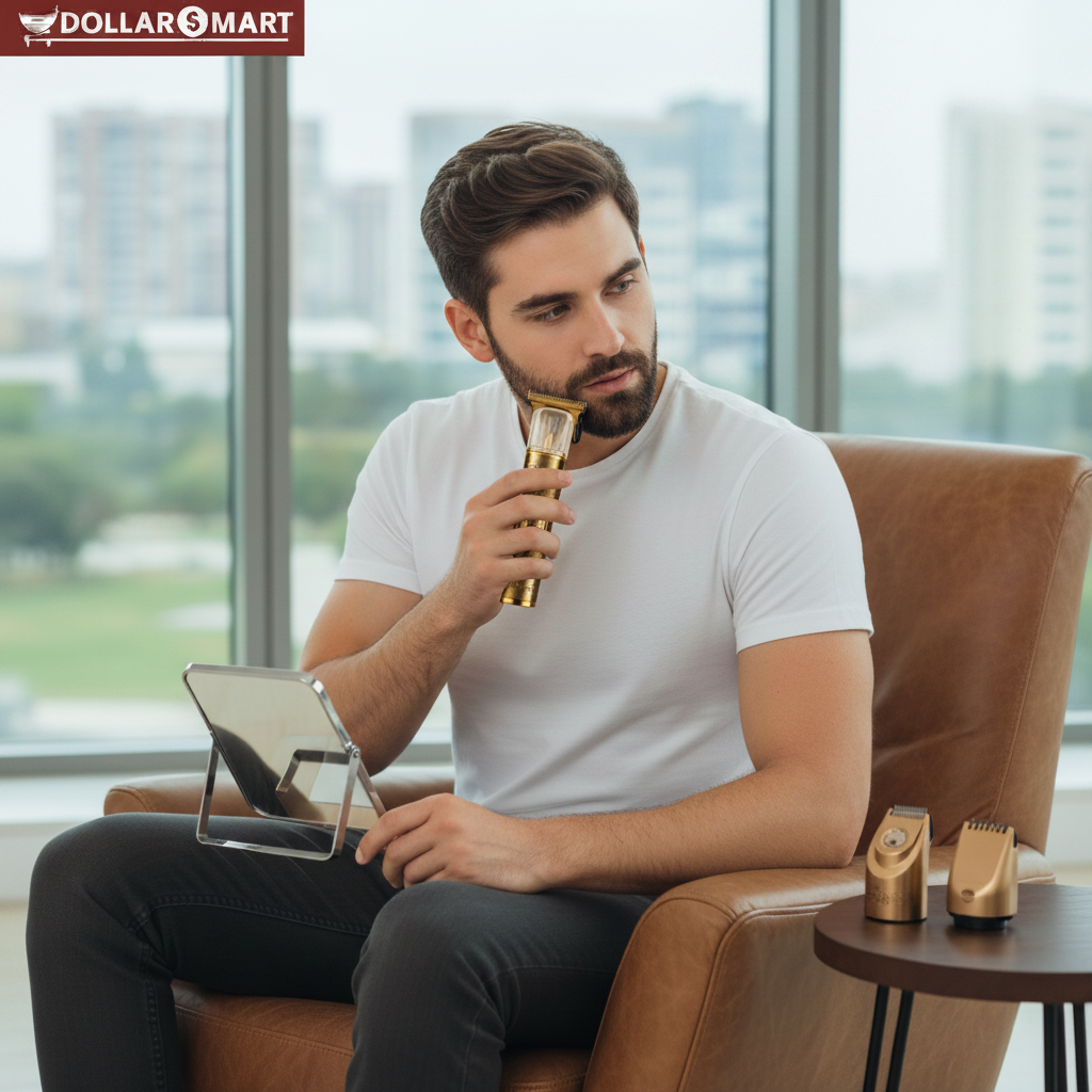 3 in 1 Hair Clipper Image 3: The clipper's ergonomic design