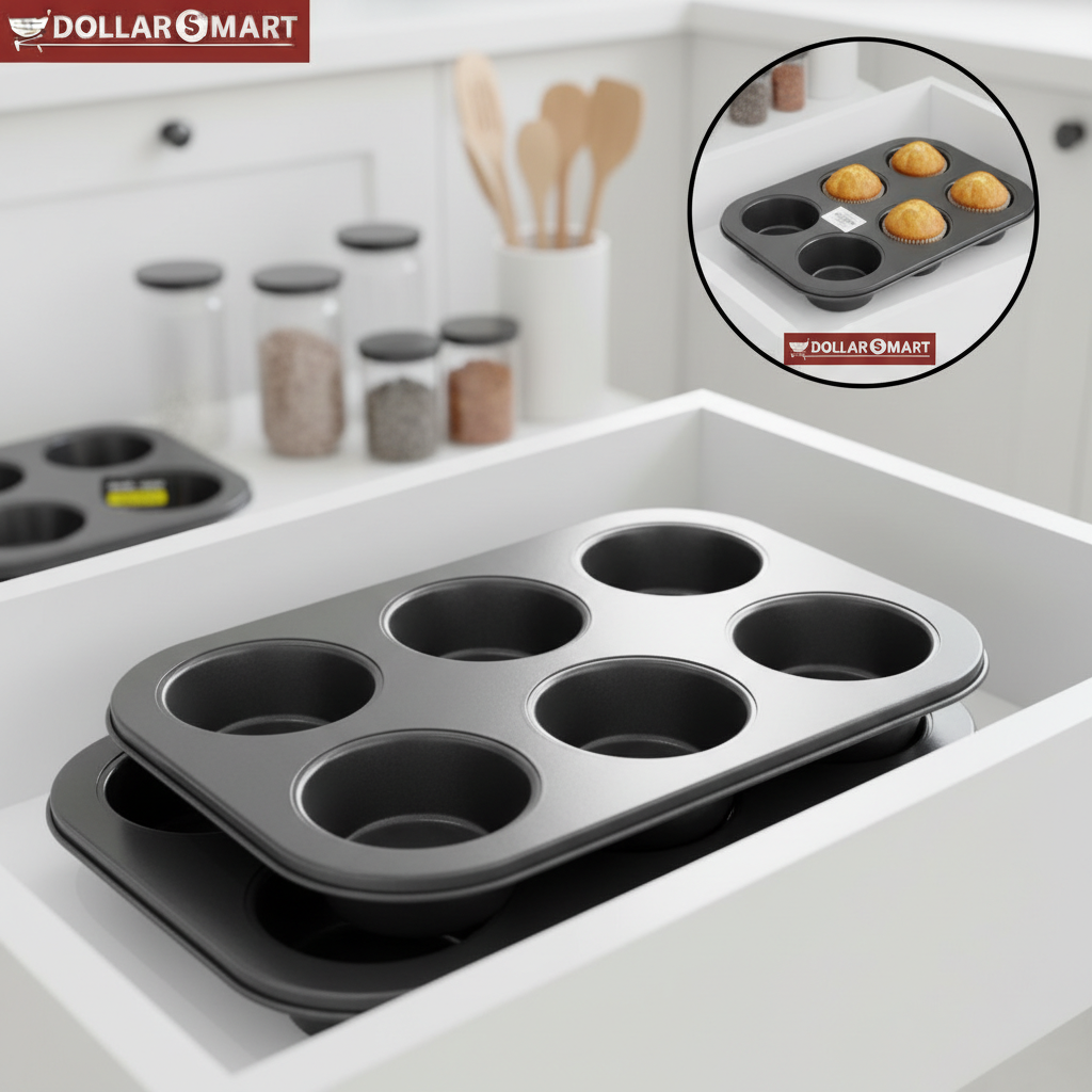 Cup Cake Oven Tray 6 Holes