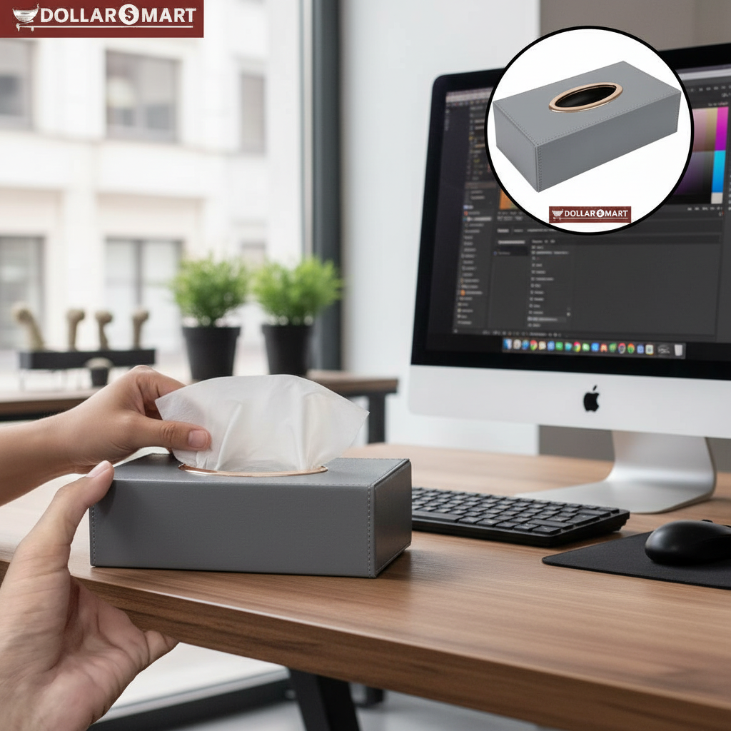 Leather Tissue Box