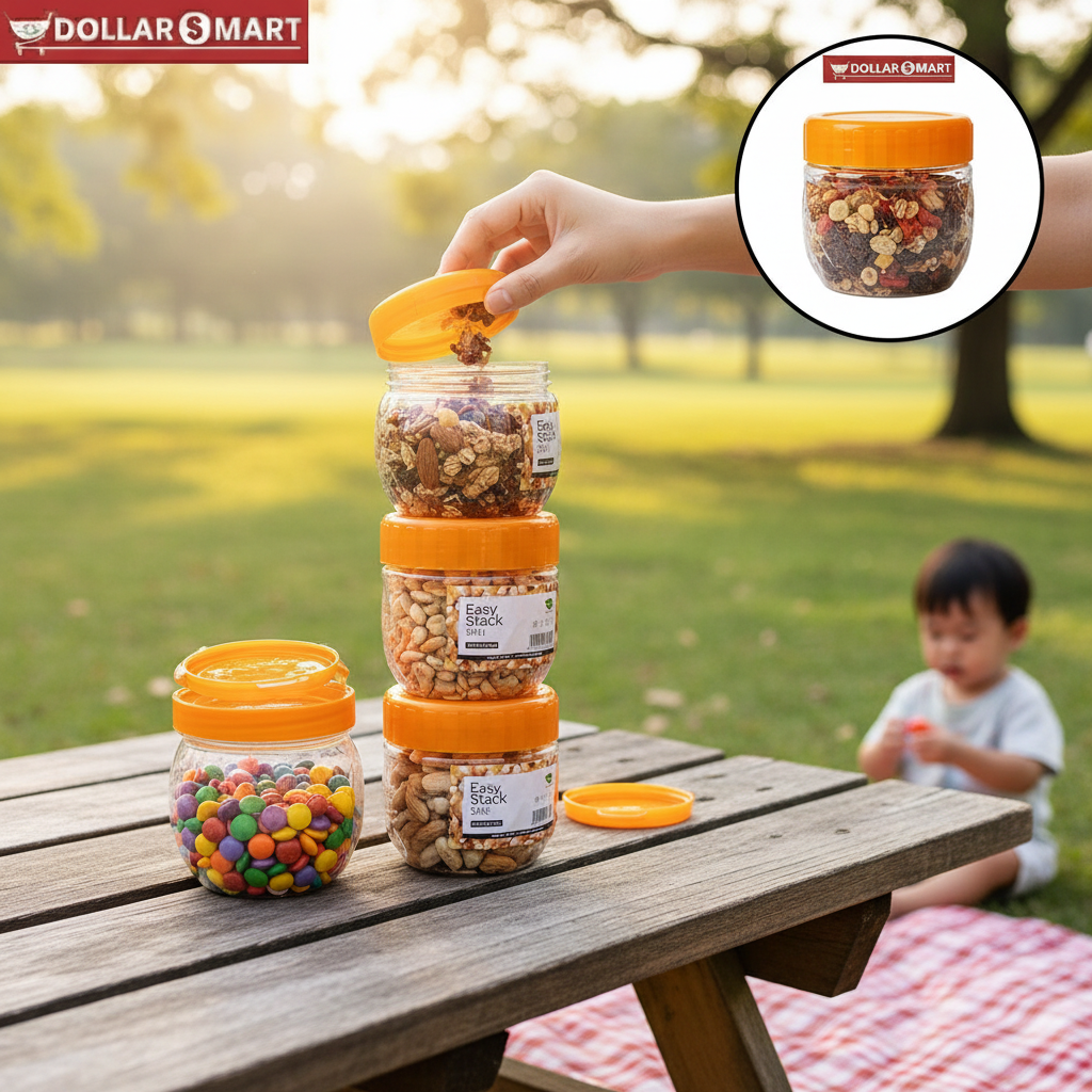 EASY Stackable Jar small 3pcs
