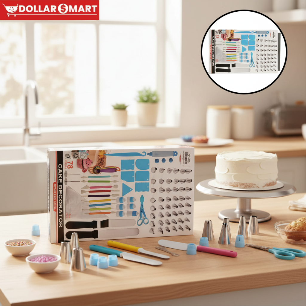 Cake decoration accessories Box 78 pcs