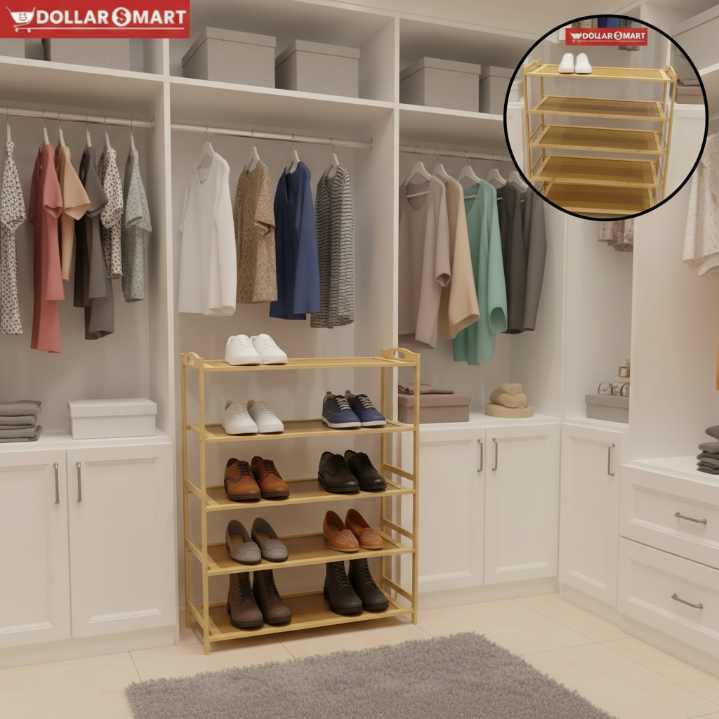 Wooden Organizer Rack 5 layer