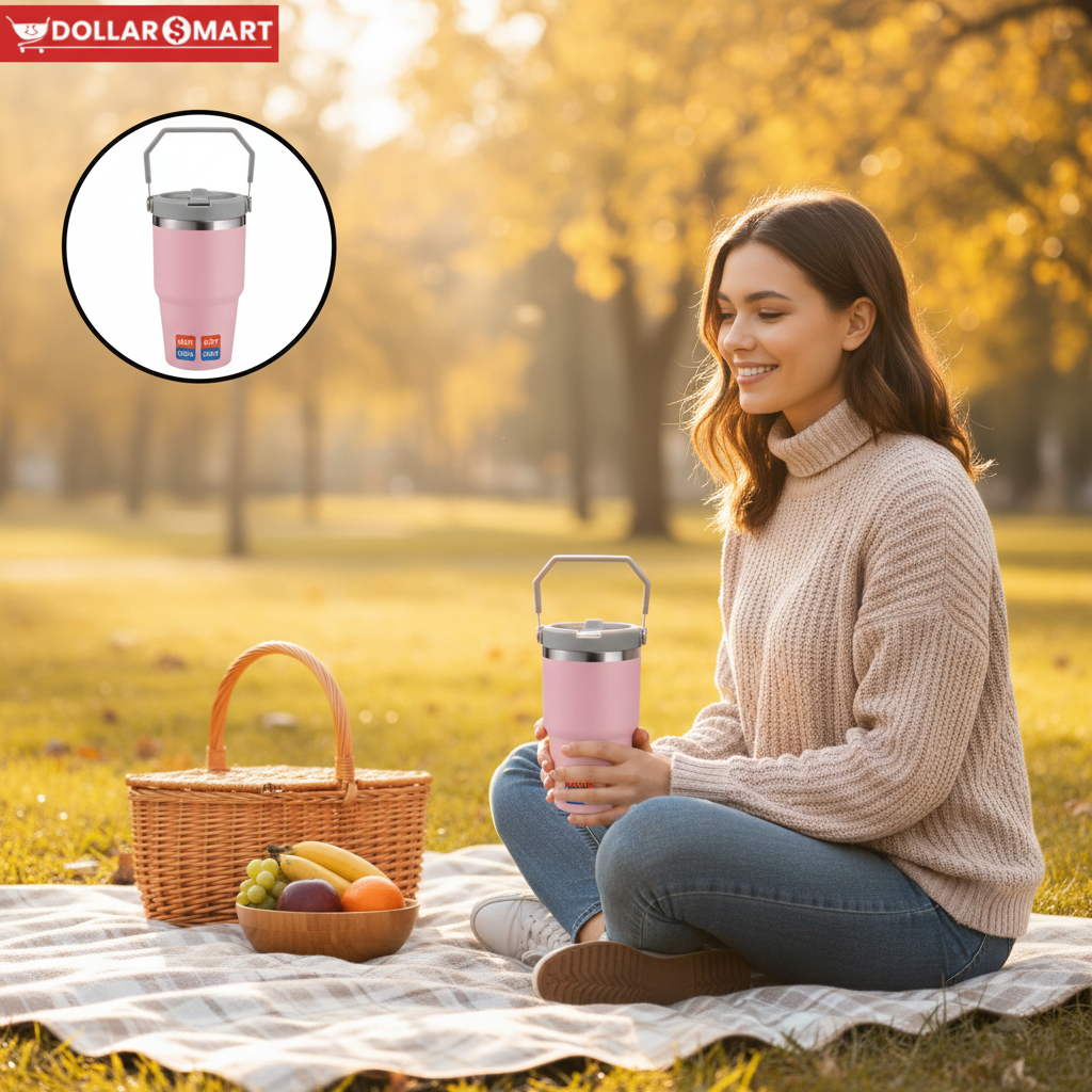 Stainless Steel Hot and Cool Tumbler 900ml