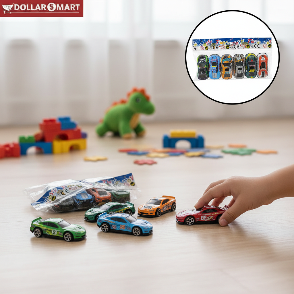 Mini toy Cars Pack of 6