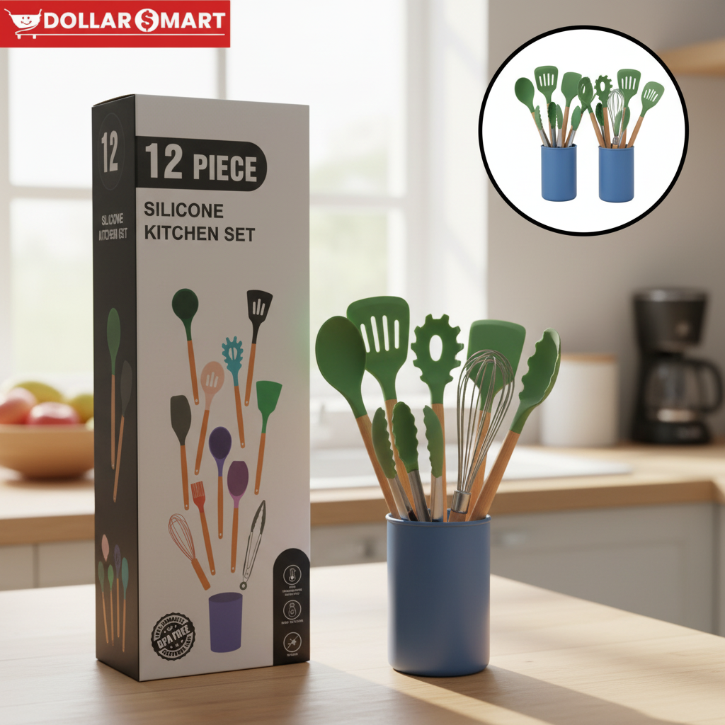 Silicon Kitchen Set 12PCS - Non-Toxic Tools