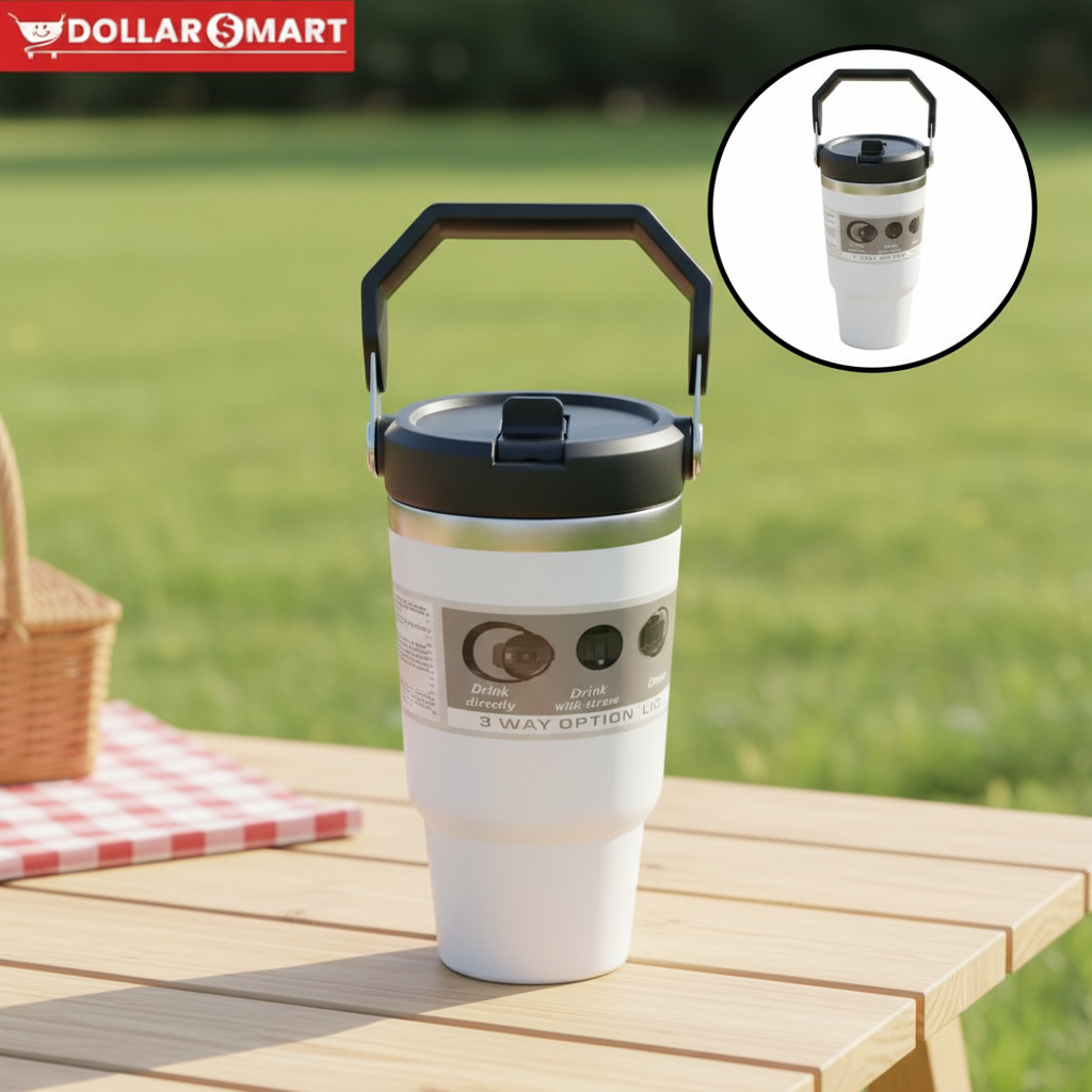 Tumbler 890ML - Large Capacity Drinkware for Home & Travel