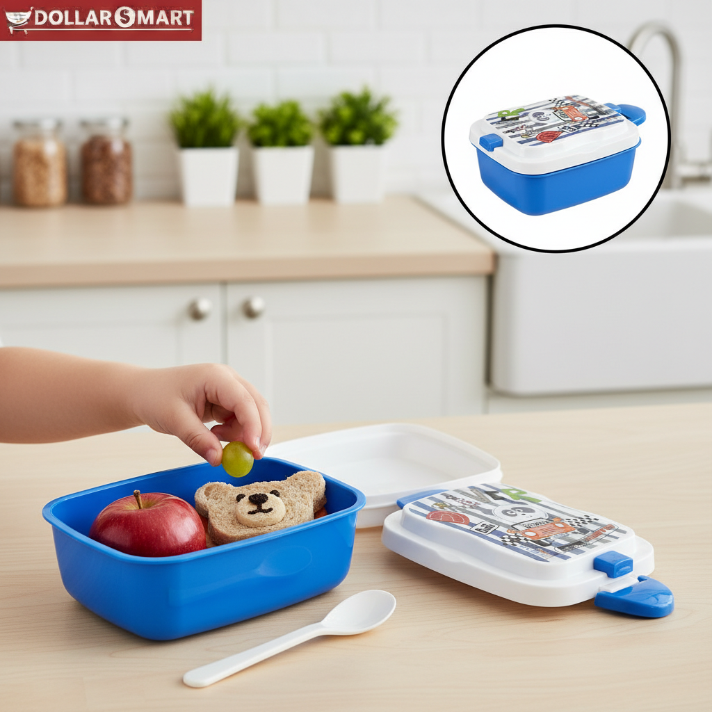 Cartoon 2 Portion Lunch Box