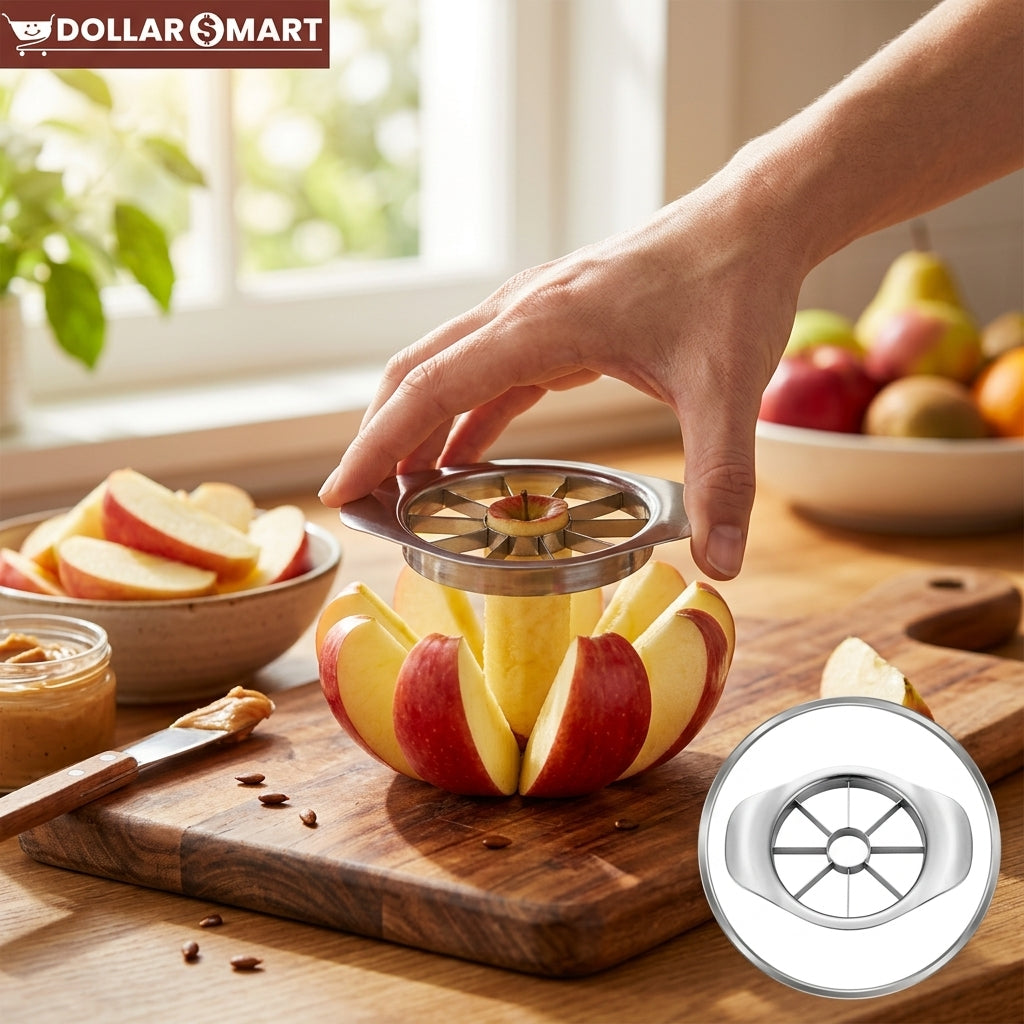 Stainless Steel Apple Cutter - Dollar$ Mart