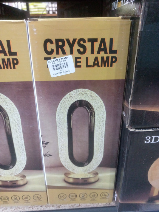 CRYSTAL TABLE LAMP GOLDEN
