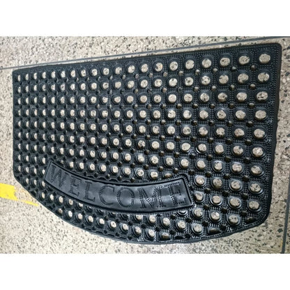 MATT RUBBER HEAVY 45X75 Ruff TUFF Anti-Slip Outdoor Welcome Mat, Non-Skid Plastic Floor Mat for Patio, Garden, Entryway