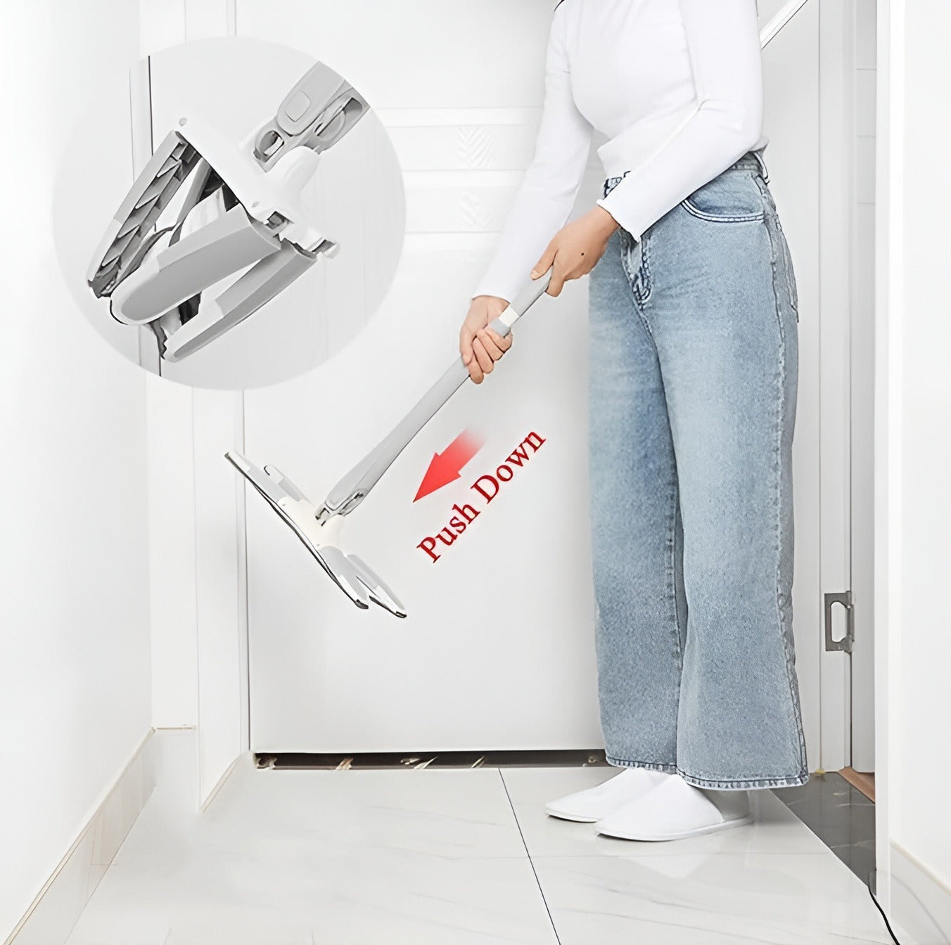Rotating Mop 360 Spin Twist Mop Water Mop Floor Cleaning Easy Bucket Dust Magic Microfiber Mop Electric Broom Cleaning Mop, Floor Cleaning, Microfiber, Electric Broom