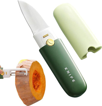 2-in-1 Peeler and Cutter Fruit Knife, Portable Dual Head Vegetable Peeler, Peeler Vegetable Peeler Double Planing Grater Kitchen Accessories Cooking Tools Ultra Sharpe kitchen knife for multipurpose best for cutting fruits vegetables salad meat & chicken