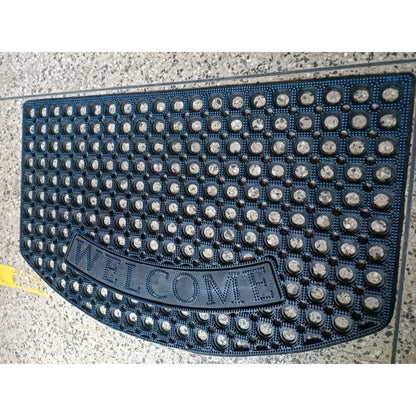 MATT RUBBER HEAVY 45X75 Ruff TUFF Anti-Slip Outdoor Welcome Mat, Non-Skid Plastic Floor Mat for Patio, Garden, Entryway