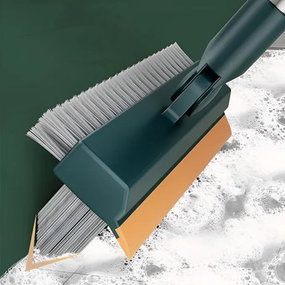 SHERICE 3 in 1 Cleaning Brush with Wiper | Double Sided Scrubber Brush with Long Handle Cleaning, Brush, Wiper, Double Sided, Scrubber, Long Handle