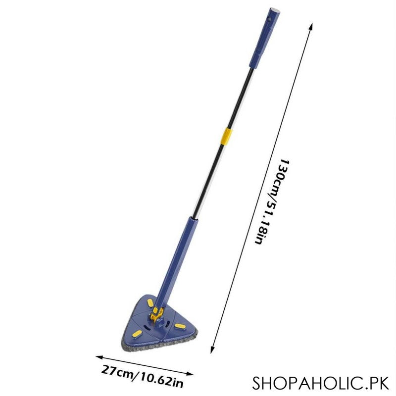 °360 Rotating Triangle Twister Mop: Effortlessly Clean with Triangular Mop Head, Auto-twisting Water Feature for Easy Cleaning