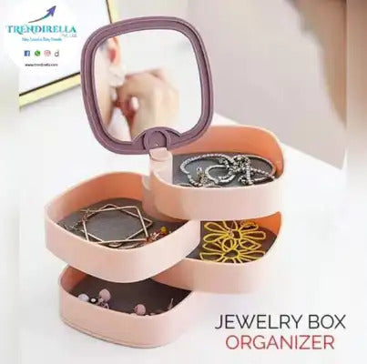 4 Layers Jewel Organizer,360° Rotating Jewelry box, Rotating Jewelry Organizer ,360° Rotating Jewelry Organizer, Rotating Jewelry box, Jewelry box, Jewelry Organizer, 4 Layers Jewel Organizer, 360° Rotating Jewelry box