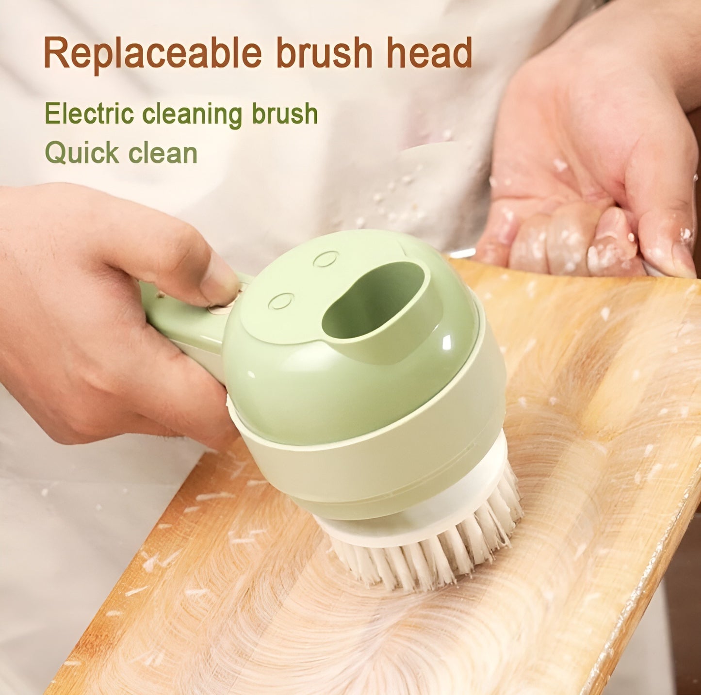 4 in 1 Handheld Electric Vegetable Cutter Set - Electric Garlic Chopper Wireless Food Grinder Vegetable Chopper Chili Pepper Chopper Onion Cutter Mini Food Chopper Electric Garlic Masher