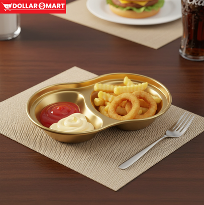Goldens Plate 2 Portion - Elegant Serving